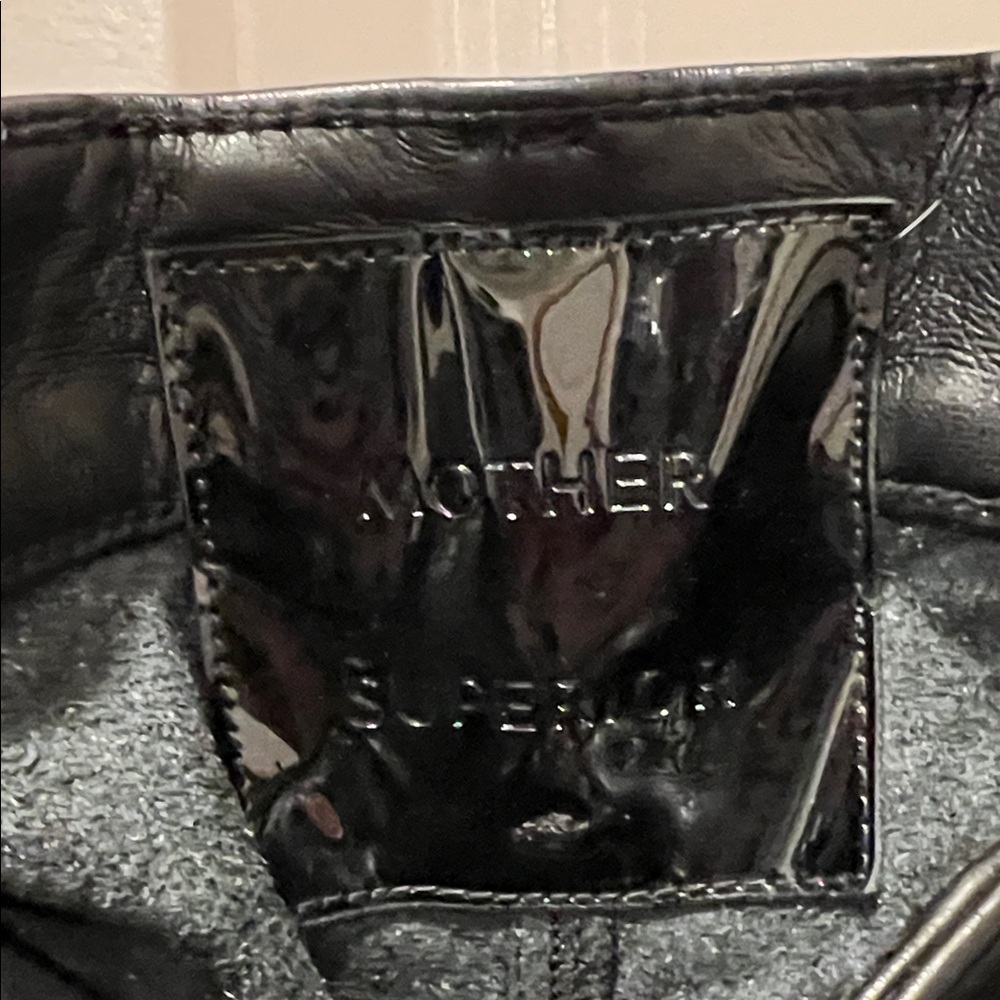 MOTHER Rider Leather Pant - Picture 4 of 7